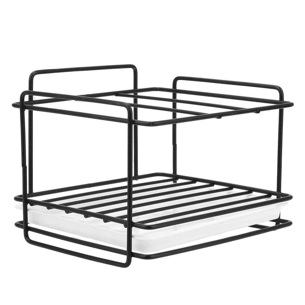 Seifenablage Aufbewahrungsgestell Spüllappen Bürstenhalter Schwammhalter Eisenregal Badezimmer Organizer Schwammhalter Küchenzubehör Badezimmerhalter