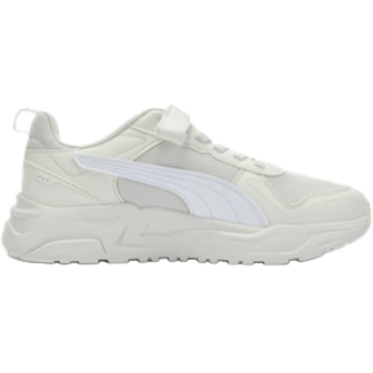 Puma Trinity 2 Lt Ac+ Jr Comfortable Fashion Non-Slip Low-Top Casual Shoes Kids Sneaker White Gray 405114-08