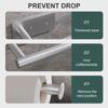 Aluminum Adhesive Toilet Roll Paper Holder Organizer Wall Mount Storage Stand Kitchen Bathroom No Drill Tissue Towel Dispenser