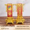 Smokeless Crystal Candle for Buddha Offerings, Housewarming, or New Year Celebrations - Windproof Red Butter Lamp