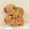 Schattig Knuffeldier Capybara Polsband Pluche Poppen Speelgoed Zachte Polsband Water Dolfijn Veersluiting Plezierige Pop Cirkel