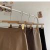 Autumn/Winter 2023 Women's PU Leather A-Line Skirt - High Waist, Slim Fit, Knee-Length, Casual Korean Style