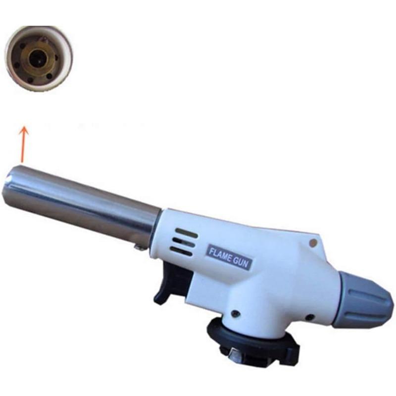 Camping Baking Barbecue Gas Torch Welding Lighter Butane Burner Flame Metal Flame Gun Outdoor Welding Gas Burner Flame Gas