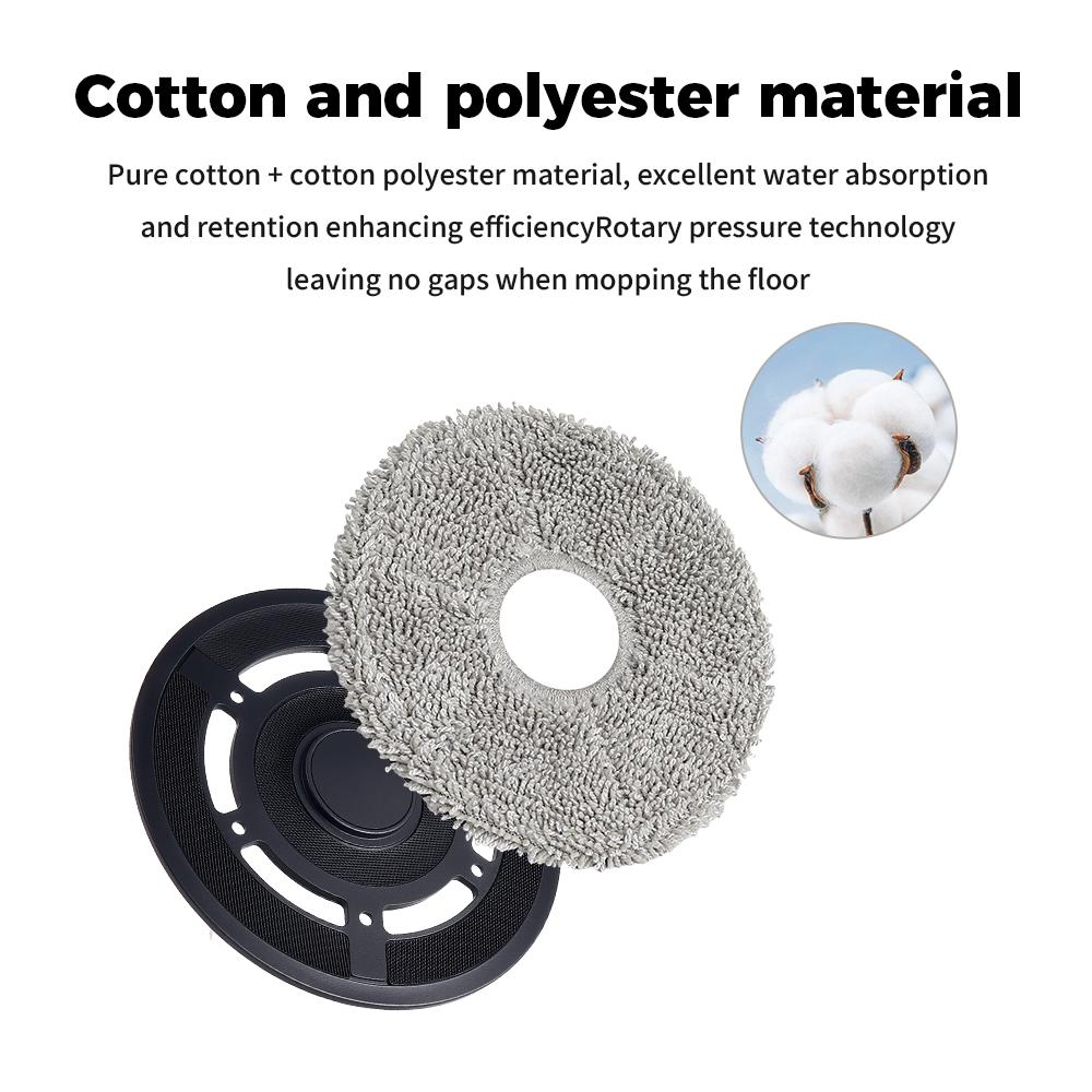 Panno Mocio Per Ecovacs X1 X2 X5 T10 T20 T30 Pro Omni T30 OMNI T30 MAX T30S T20 Omni T50 Pro Omni N30 Pro N30 Omni N50 Aspirapolvere Robot Ricambi