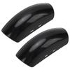 1 Pair Electric Wheelchair Mudguards Glossy Black Scratch Resistant Wheelchair Splash Guard Replacement Set