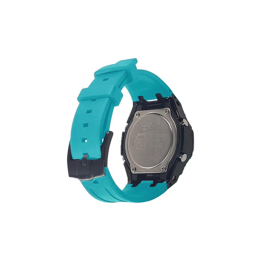 Casio Men Liquid Crystal,Analog Dual Display Series 44mm Black Watch GA-2100-1A1(Watch3--)