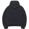 Nomanual Hooded Zip Up   Washed Black C.a Vintage