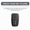 3 Buttons for Toyota Camry CHR Corolla RAV4 Avalon Land Cruiser Prado Prius 2017 - 2022 New Car Key Case