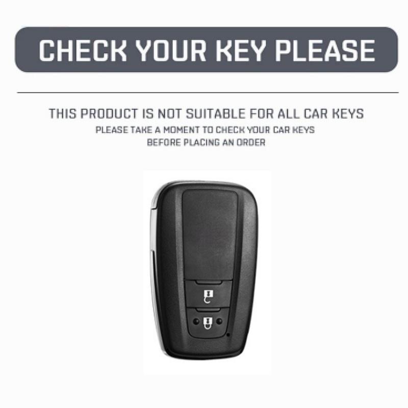 3 Buttons for Toyota Camry CHR Corolla RAV4 Avalon Land Cruiser Prado Prius 2017 - 2022 New Car Key Case