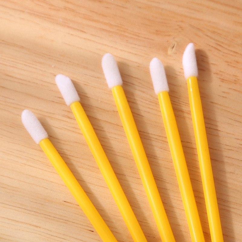 Brush Portable Mouth red lip Solid lip brush Beauty tools Disposable 100 pieces of Lip gloss lipstick Single makeup brush