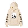Satoru Gojo Hoodie Unisex Fleece Sweatshirt Dual Sleeve Vertical Japanese Kanji Manga Front Print Anime Pullover