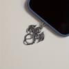 Flying Dragon Pendant Keychain Phone Dust Cover Decorative Accessory Suitable for IPhone for Samsung Type-C Charging Port