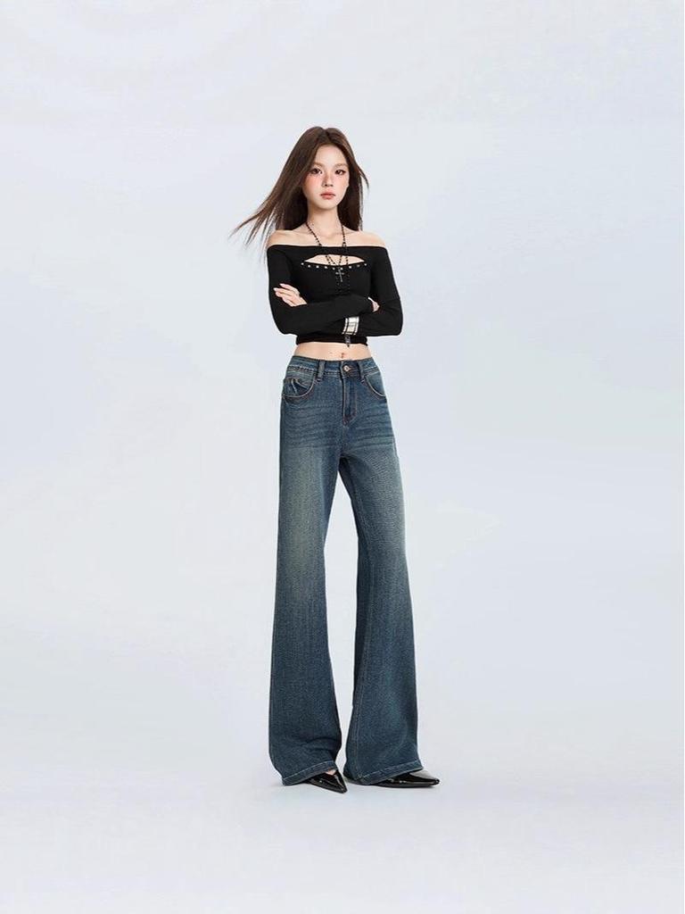 2025 Retro Summer Slimming Flared Women's Jeans