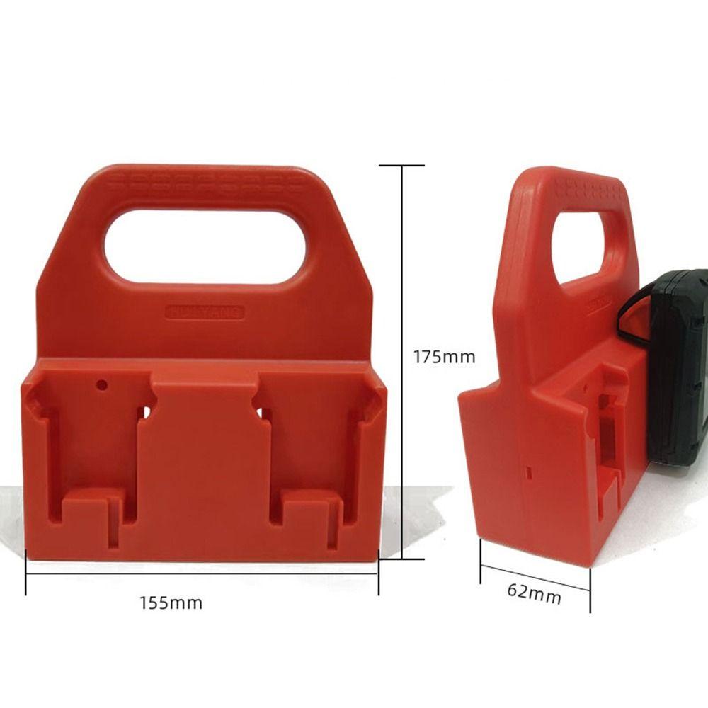 Drop-resistant Battery Storage Rack 4 Slots Battery Base Bracket for Milwaukee 18V Home