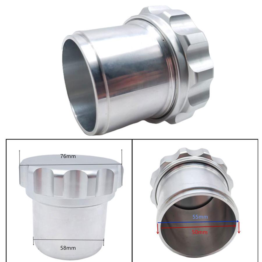 

1×Aluminum Alloy 2 ID Weld On Cap Neck Fuel Filler Tank Water Sump Splash Bowl