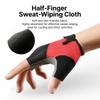 Half Finger Riding Gloves Ventilate Anti-slip Shock Buffer Unisex Summer Outdoor Gear for Road Cycling Bodybuilding Lightweight