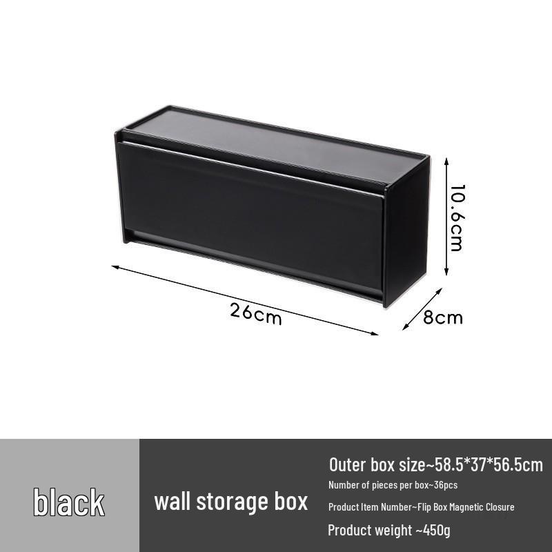 Wall-Mounted Bathroom Storage Box: Punch-Free Hanging Organizer for Sanitary Napkins