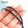 3.0 Encrypted Handmade Waxed Leather Necklace Cord - Pendant and Jewelry Accessory for Men and Women