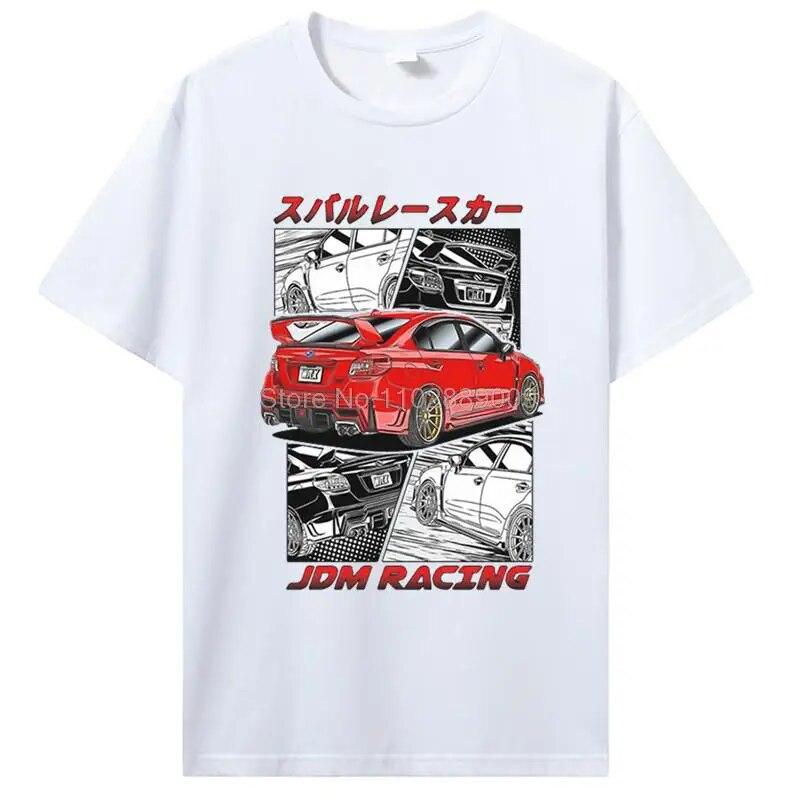 Classic Initial D T Shirt Unisex O-neck Cotton T-Shirt Unisex Hip Hop GTR Vaporwave JDM Car Tshirt Casual Daily Tee Streetwear