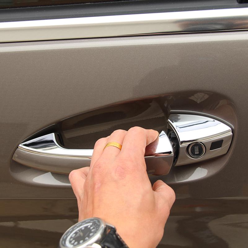 For Mercedes Benz GLK/GL/ML/C Class W204 X204 ABS Chrome Car Door Handle Trim Door Bowl Decoration Car Accessories