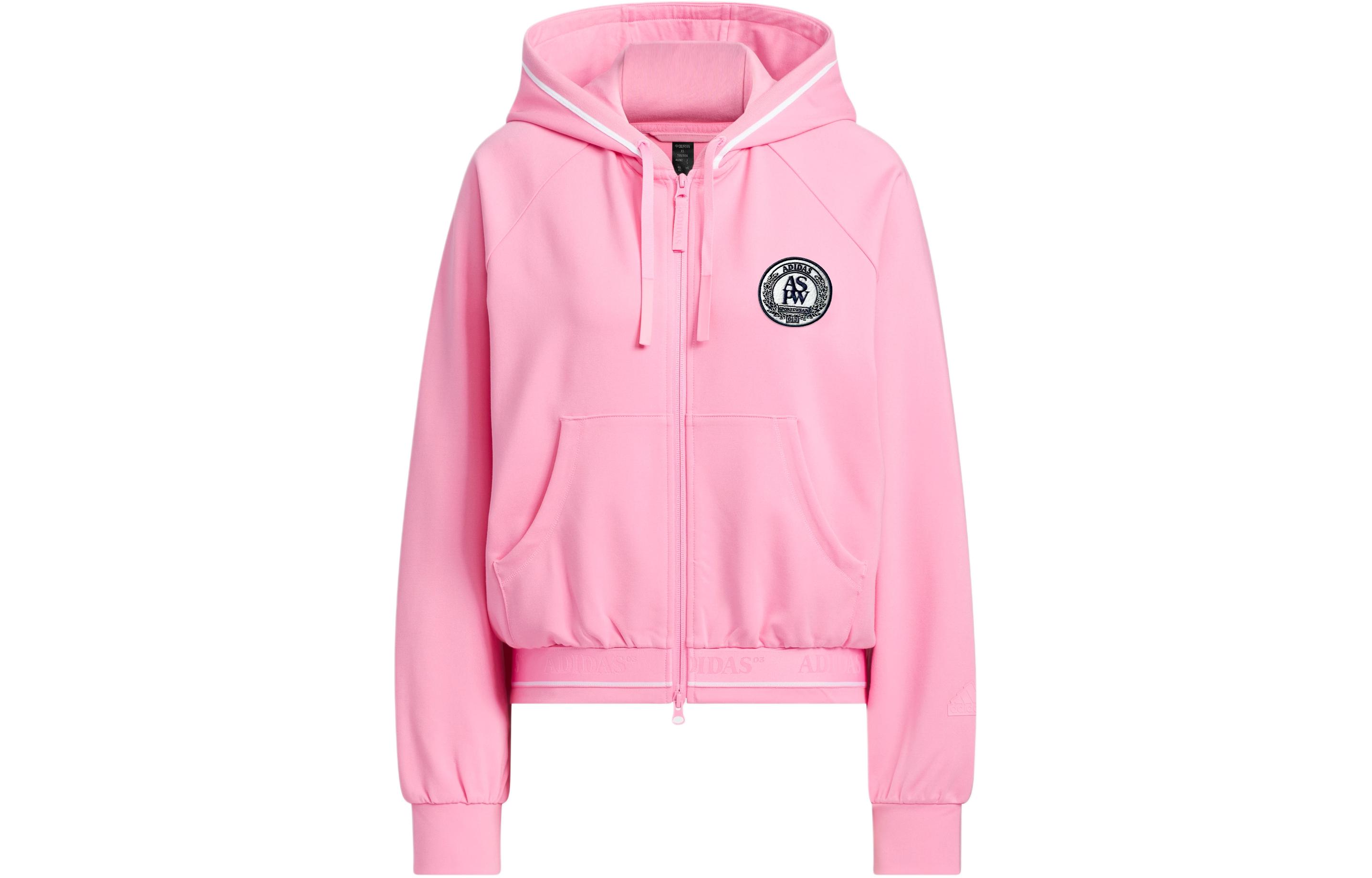 Adidas Verbiage Crop Jacket Jackets & Coats Women s Blessing Pink JI8900 M