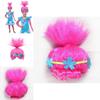 Kinder Troll Stil Festival Party Perücke Für Cartoon Cosplay Mit Pinker Kopfschmuck Kappe