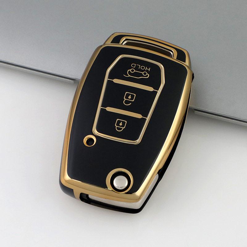 TPU Soft Rubber Key Cover for SsangYong Korando/Rexton - Ideal for Cross-Border Exports to Korea