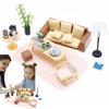 Miniature Furniture Model Dollhouse Space Scene Model Accessories Mini Simulation Sofa Home Living Room Photography Props