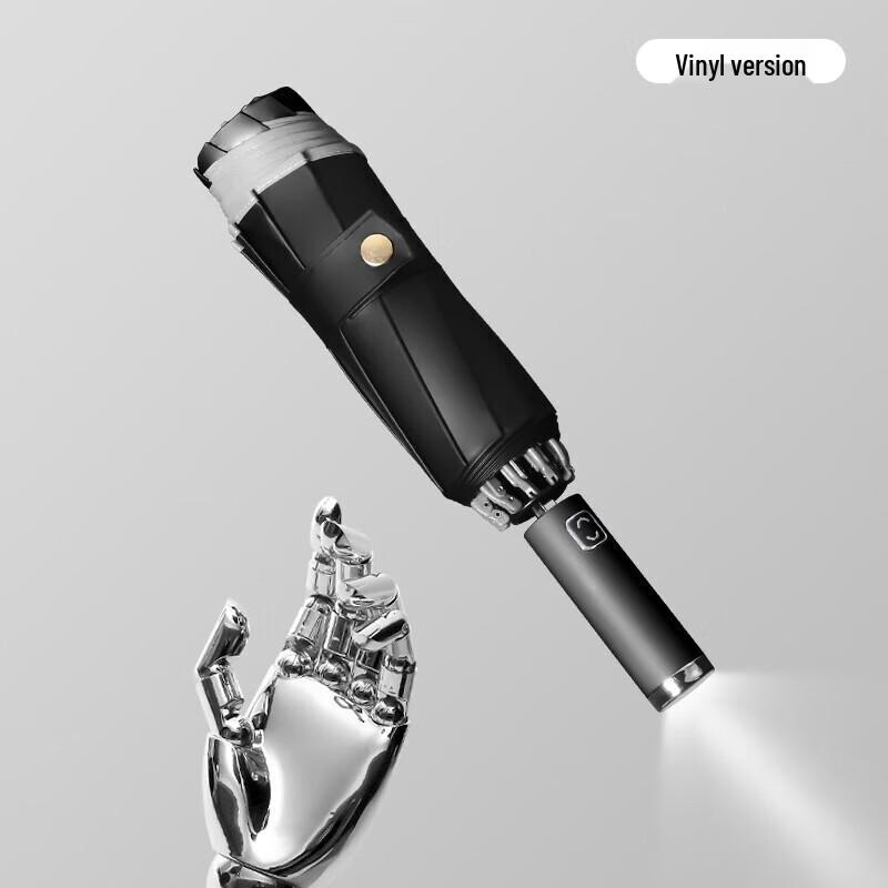 Xurqig Fully Automatic Reverse Umbrella with LED Light