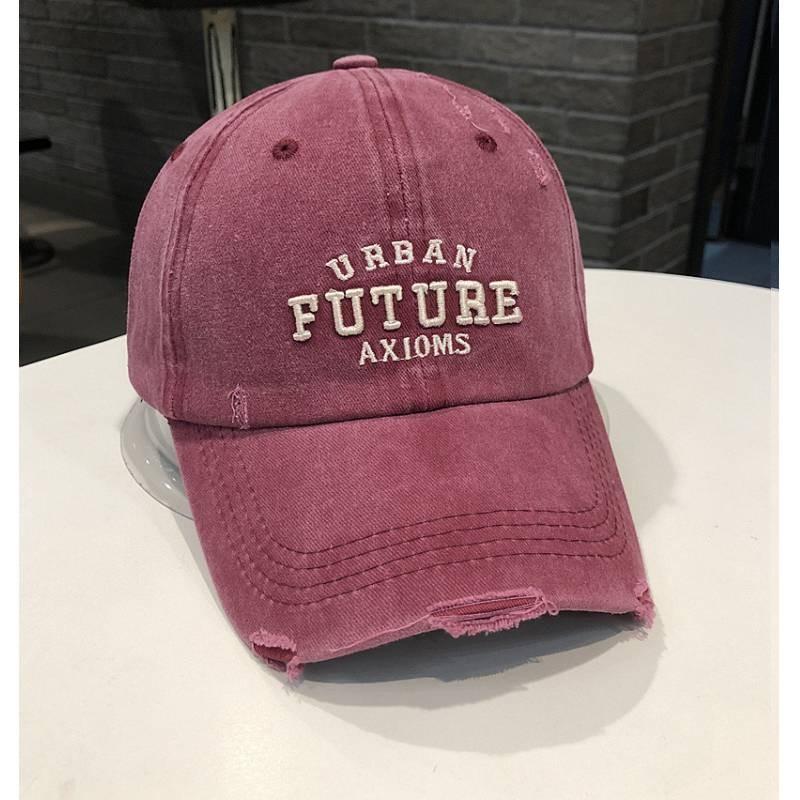 Cap Baseball Peaked Hat Future Alphabet Pattern Uv Protection Design Unisex