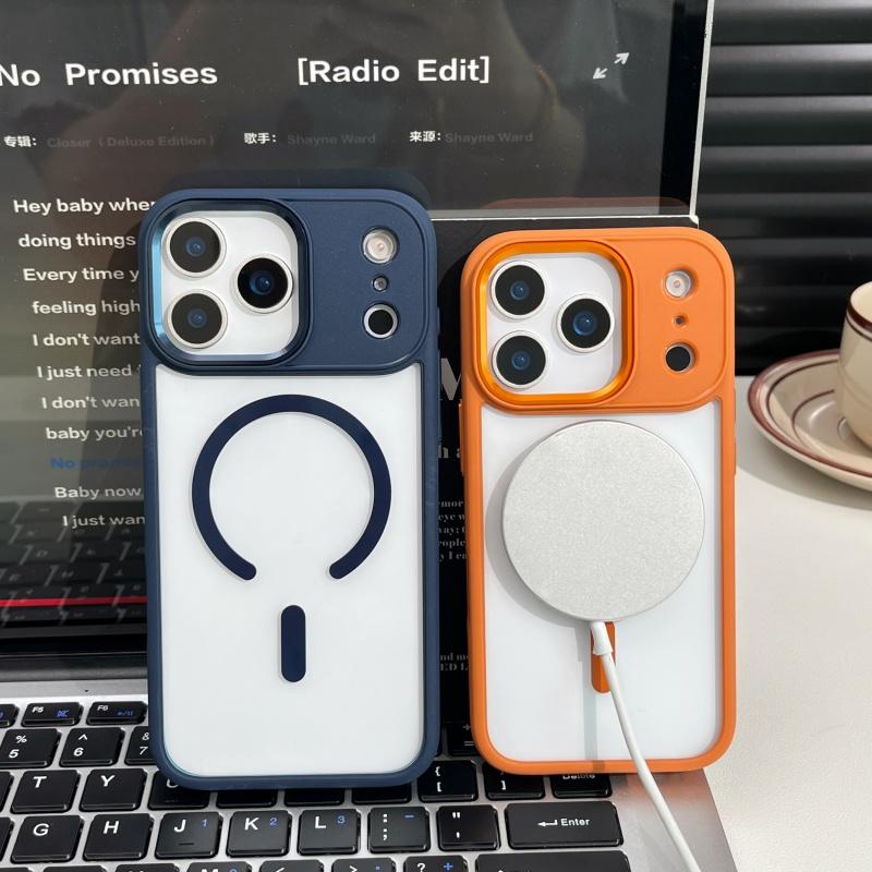 Defender Metalic Camera Case For iPhone 17 Air 16 15 14 13 12 11 Pro Max Plus For Magsafe Magnet Shockproof Clear Cover