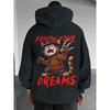 Autumn And Winter Animal Men's Hoodie Japanese Style Harajuku Art Casual Sports Hoodie Pattern Autumn And Winter