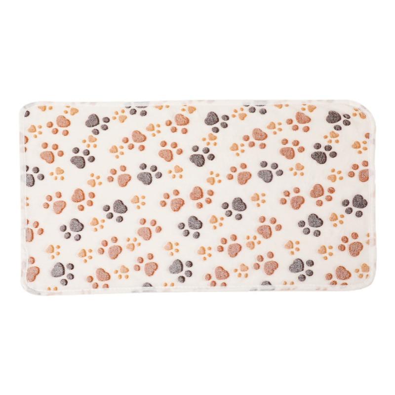 Winter Pet Thickened Blanket, Coral Fleece Dog Sleeping Pad, Comfortable and Warm Pad, Small and Medium-sized Pet Quilt
