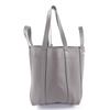Great BALENCIAGA Tote Bag Everyday North South Small gray leather Women 672791 Used