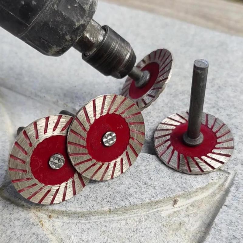 40mm Stone Carving Blade Engraving Diamond Saw Blades Dry Cutting Disc Grinding Wheel 6mm Shank for Stone Ceramic Porcelain Tile
