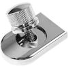 Silvery Chrome for Harley Seat Bolt | Stainless Steel Bolt/Screw with Mounting Knob Cover | Compatible for Harley-Davidson 1996-2024
