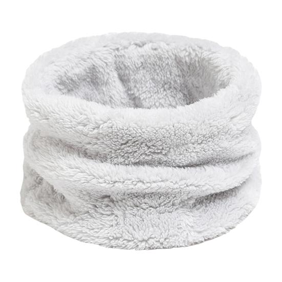 Women Scarf Solid Color Thickened Plush Soft Fabric Winter Scarf Outdoor Activities Cycling Windproof Cold Weather Scarf