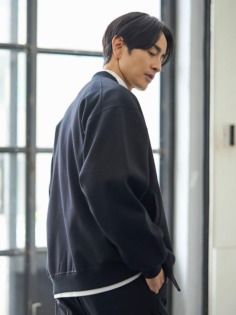 Cohen Clean Plus Sweat Zip Blouson (Stain Resistant (Food Stains) & UV Protection), 75601000001 1150 LT.GRAY(11), M