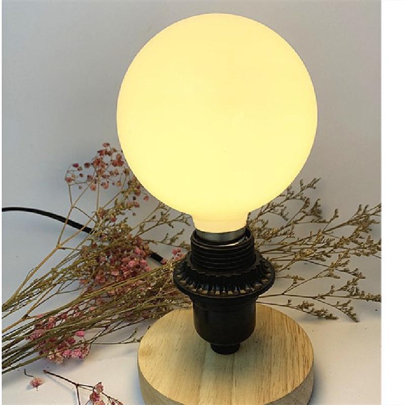 G80 LED-Dragonball-Glühbirne, E27, dreifarbiges warmes/natürliches Licht, rund, milchig weiß für die Heimdekoration