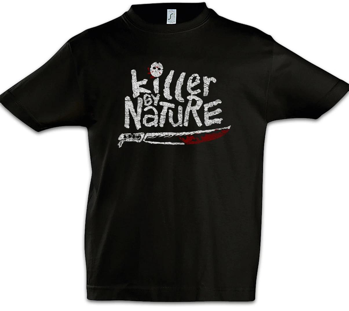 Killer By Nature Kids Boys kids boys T-Shirt Friday the Knife Fun 13th Jason Blood 160