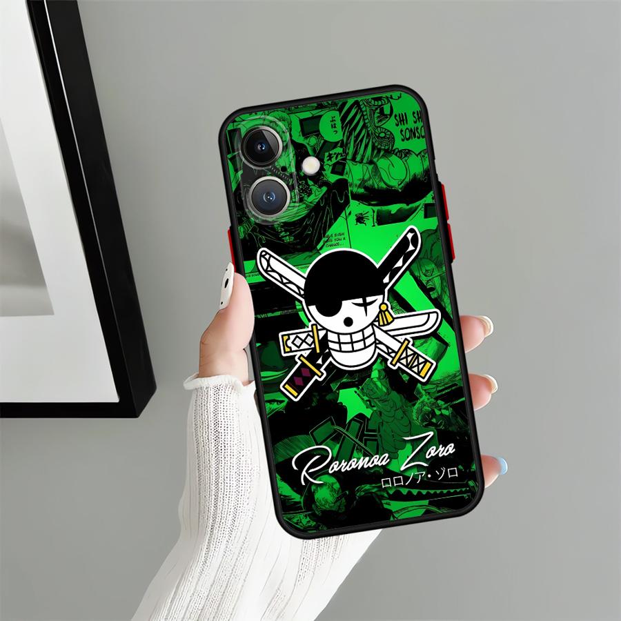 Anime O-One Pieces Back Phone Cover Case for iPhone 15 Plus 13 Mini 12 16e 17 Air XS 14 11 16 Pro Max 7 8