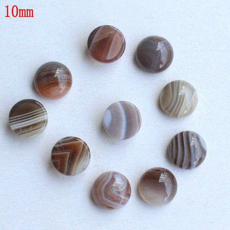 Persian Gulf Agate Round Cabochon, 8-10-18mm, Various Sizes, DIY Accessory Stickers