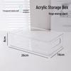 Transparent Acrylic Cosmetic Storage Box for Desktop and Skincare Essentials