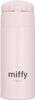 Thermos Stainless Steel Water Bottle for Formula Miffy Light LP Preparation, 350ml, Design, Pink, JPA-350B