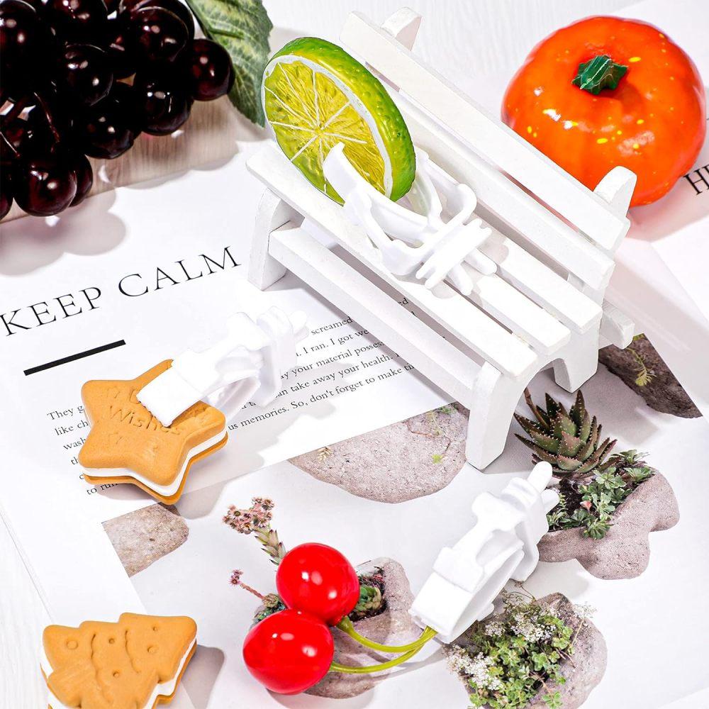 6 kusů Držák na krmivo do ptačí klece Papoušek Ovoce Klipy na zeleninu Spona na krmítko do klece pro andulku Kakadu Ara Korela Conure