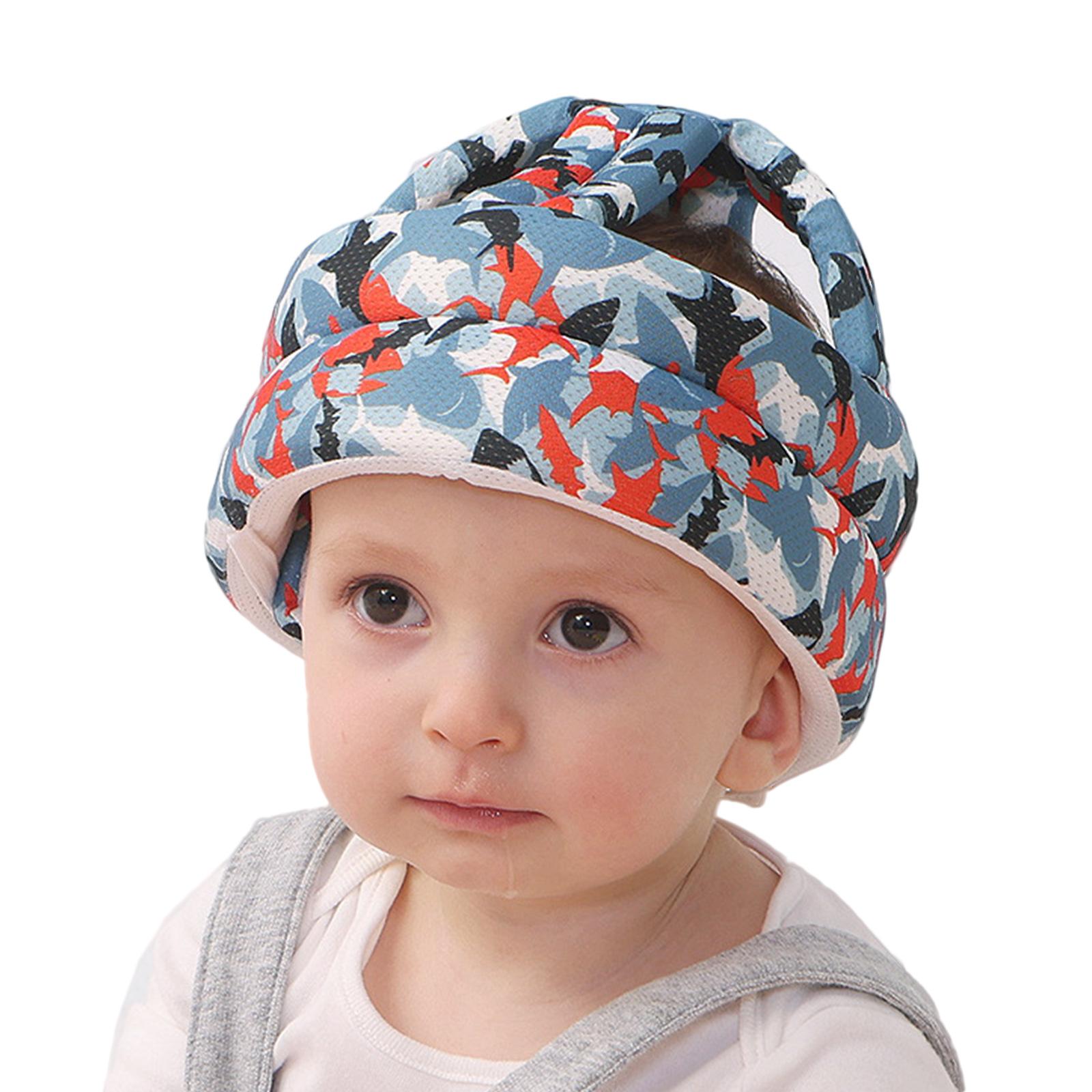 

Младенческий детский шлем, мягкая регулируемая шапка для малышей, детские прогулочные ремни, шапка, головной убор, безопасный для бега, ползания 4