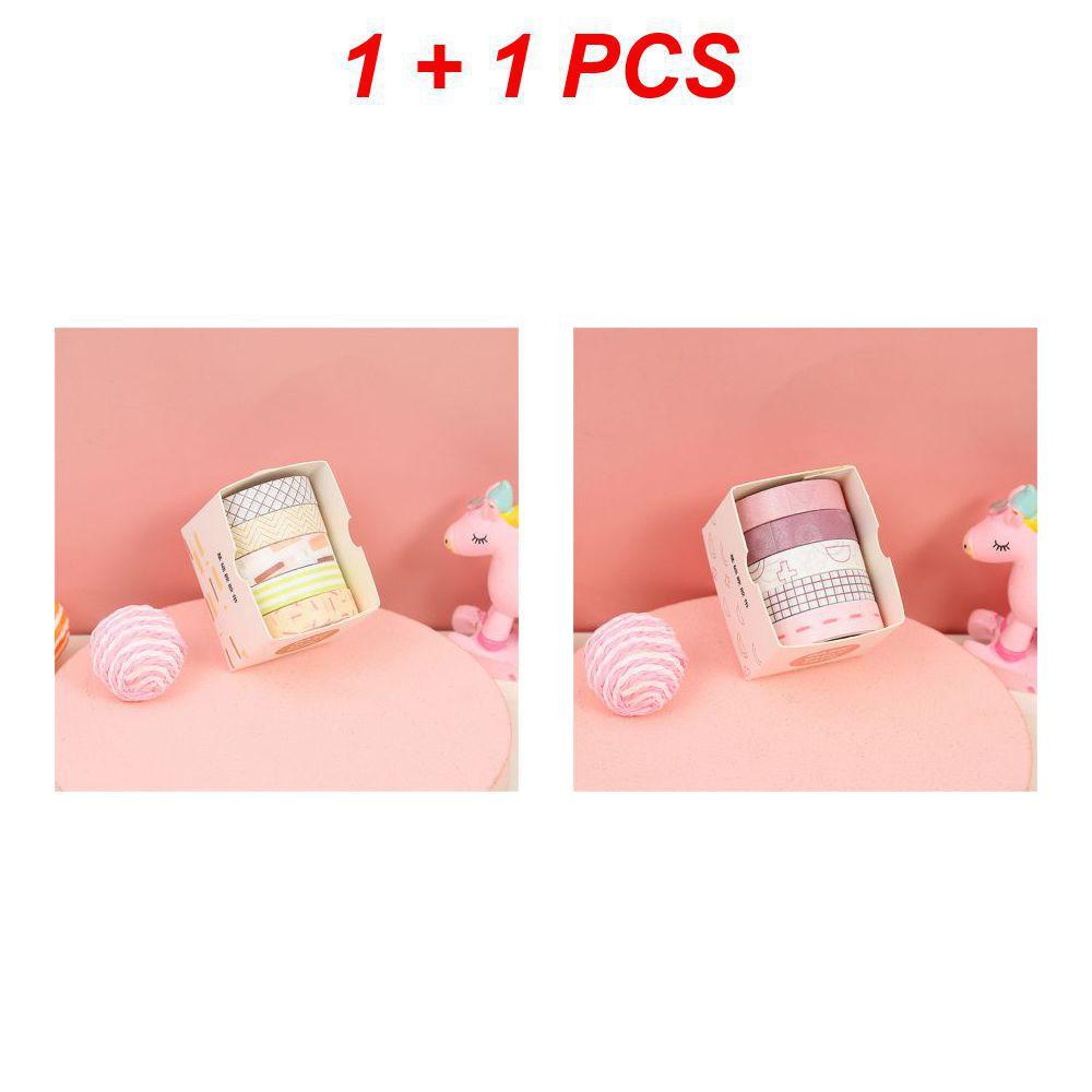 

2/3/4 шт. Ручной блокнот Нелипкий Моранди 5 томов/коробка Декоративные принадлежности и бумага Легко отрывать и наклеивать