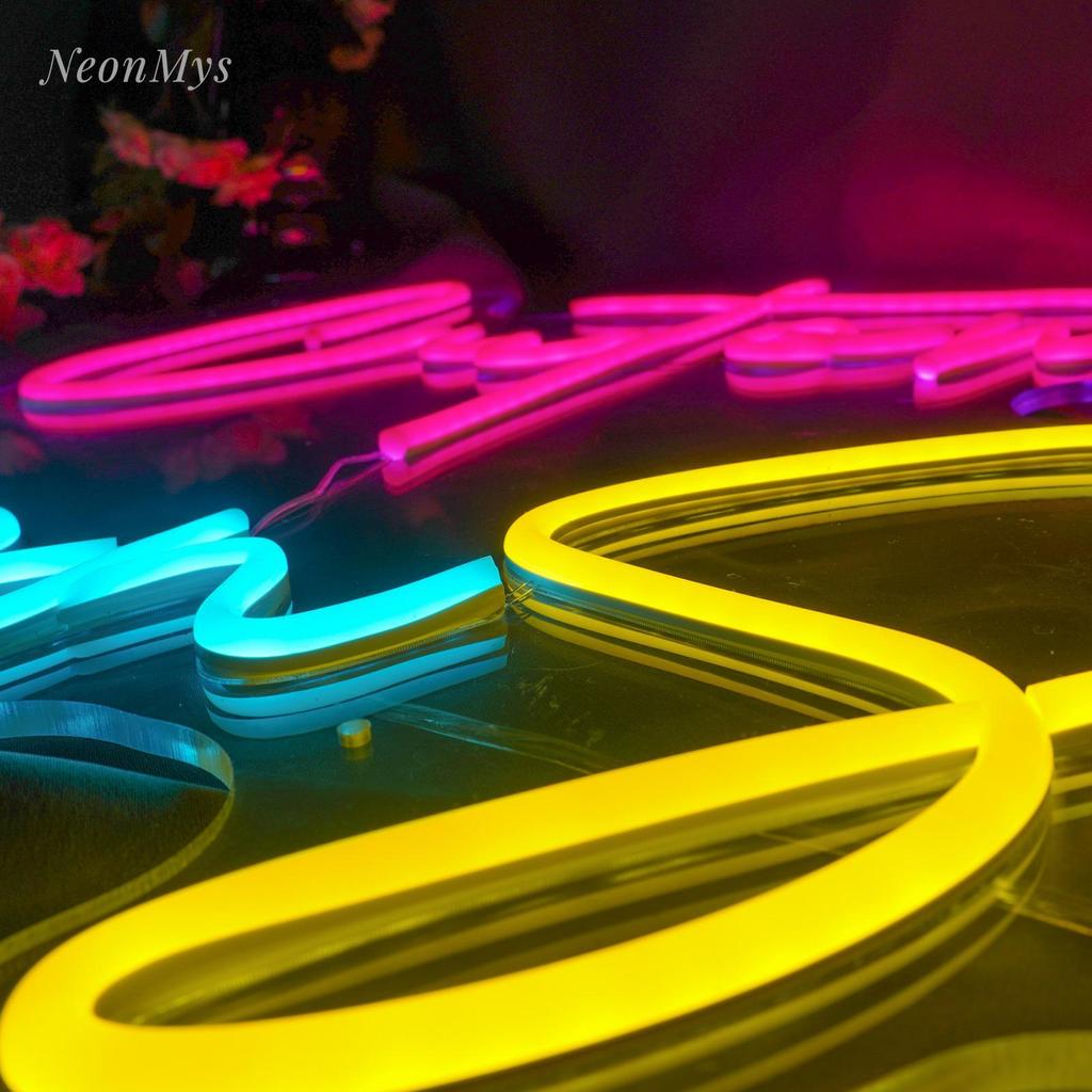 Neon DIY Light Sign - Indoor Luminous Decorative English Letter Sign
