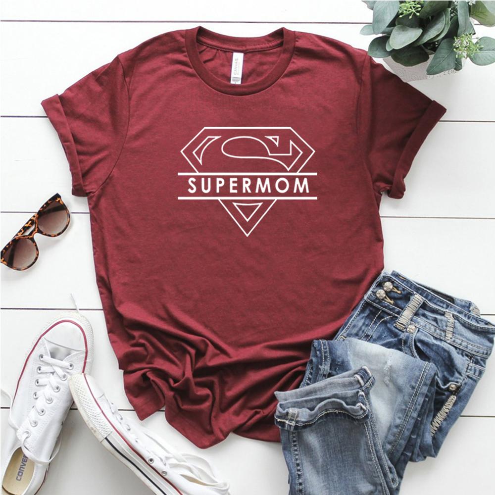 Vtipné tričko Super máma Retro dámské tričko Život mámy Inspirace superhrdinou Cool trička pro mámu Budoucí maminka Tričko pro maminku Dárek pro maminku Topy
