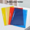 12 Pcs Plastic File Folders Clear Document Organizer with Clip Paper Folders Pockets for Office School Supplies